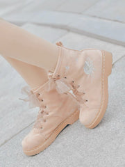 Lotus Fairy Apricot/Pink Boots BE750