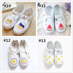 Kawaii Cartoon Printing Canvas Sneakers