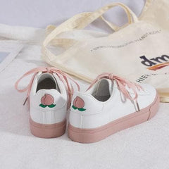 Cute Fruits Peach Grape Pear Sneakers