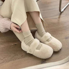 Warm Plush Ballet Flats
