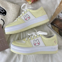 Blue/Yellow Candy Bunny Kawaii Sneakers