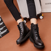 Black Gothic Laced Ankle Boots