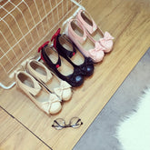 Black/Beige/Pink Sweet Bow Lolita Heels Shoes S12900