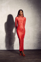 Melissa Leather Bondage Mini Dress