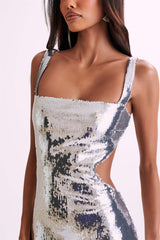 Victoria Open Back Sequin Maxi Dress-Sunfere
