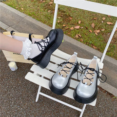 Sweet Gothic Punk Ankle-strap Lolita Mary Jane Shoes SS2226