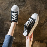 Canvas Platform Mule Sneakers YP559