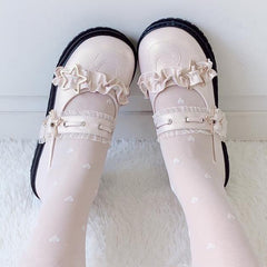 Lovely Lolita Star Thick Soled Round Toe Shoes