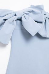 Strapless Bowknot Mini Dress