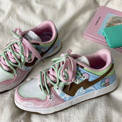 Heart Painting Sneakers