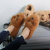 5 Colors Kawaii Fluffy Dog Couple Shoes