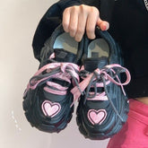 Pre-saleBlack Heart Sneakers