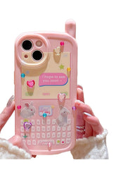 Koreanische iPhone-Hülle mit 3D-Kaninchen