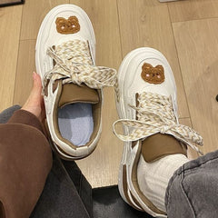 Platform Star Lace Up Sneakers