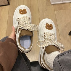 Platform Star Lace Up Sneakers