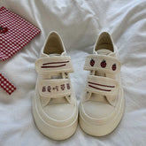 Kawaii Harajuku Fashion Strawberry Canvas Shoes FY008