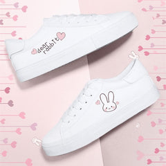 White Dear Rabbit Sneakers