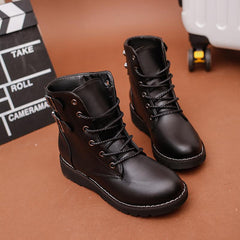 Black Gothic Laced Ankle Boots