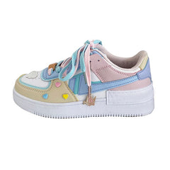 Two-color Shoelaces Candy Sneakers