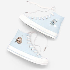 Cute Milk Cookie Canvas Shoes