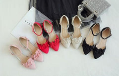 4 Colors Pastel Falbala Princess Sandals S12788