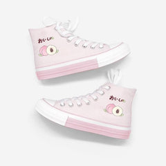Sweet Peach Canvas Shoes