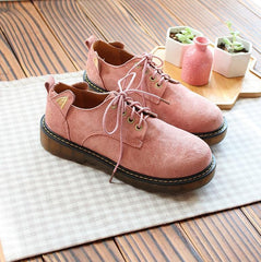 Khaki/Pink/Beige/Black Pastel Kitty Platform Shoes