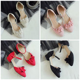 4 Colors Pastel Falbala Princess Sandals S12788