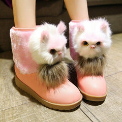 Sweet Keep Warm Cat Head Snow Boots SS0633