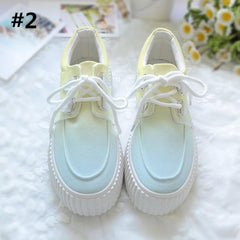 Harajuku Gradient Hand-Painted Canvas Shoes