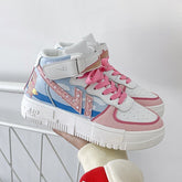 Ulzzang Pink Star Sneakers BE844