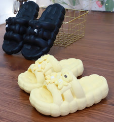 6 Color Soft Bear and Bow Summer Sandals ON885