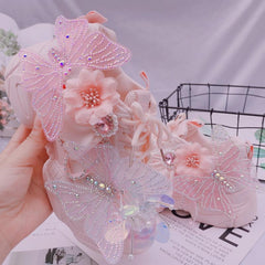 Japanese Pink Butterfly Sweet Sneakers FY011
