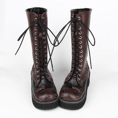 Kawaii Kitty Lolita High Boots