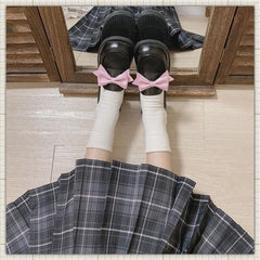 Kawha Cat Claw Bowknot Lolita Shoes SS1023