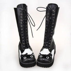 Kawaii Kitty Lolita High Boots