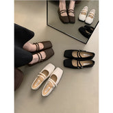 Square Toe Mary Jane Shoes