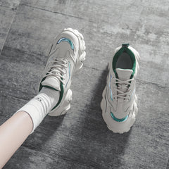 Korean Ulzzang White Casual Sneakers BE1271