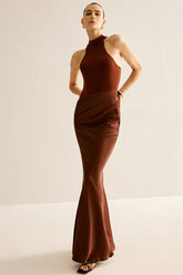 Vera Asymmetrical Cut-out Maxi Dress