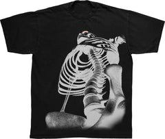 Printed Dark Personality Short-Sleeved Loose Top