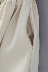 Sweetheart Bustier Flare Midi Dress