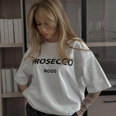 T-Shirt Round Neck Loose Short Sleeve Top