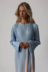 Claire Pleated Gradient Maxi Dress