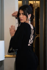 Katharine Hollow Mermaid Maxi Dress