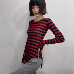 Emo Striped Sweater