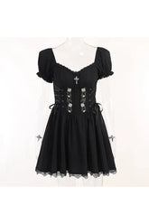 A-Linien-Bandage-Korsettkleid