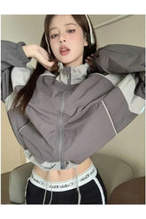 Herbst Acubi Kurze Windjacke