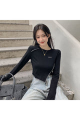 Acubi Asymmetrisches Crop Top