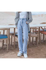 Jeans aux couleurs pastel esthétiques d'automne