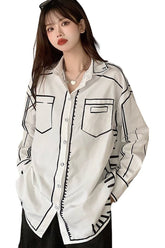 Hemd mit ästhetischem Print